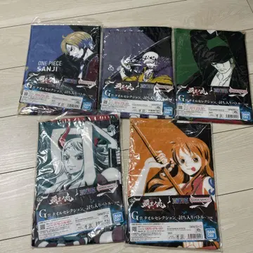 ONE PIECE 캐릭터 타월 세트