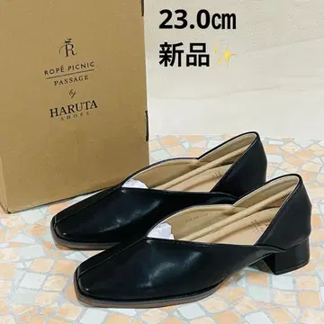 새상품 로페피크닉  갑이 깊은 바부쉬 펌프스 23.0cm