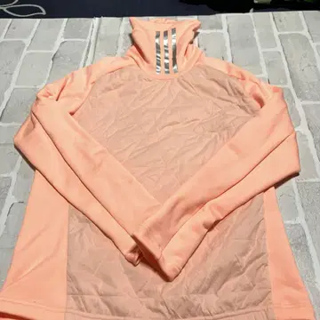 adidas 후드 부착 플리스 M 핑크