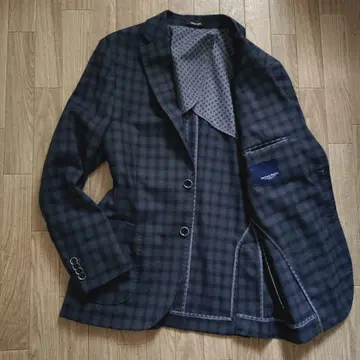 레어 Sartoria Bellini 옴브레 체크 테일러드 자켓
