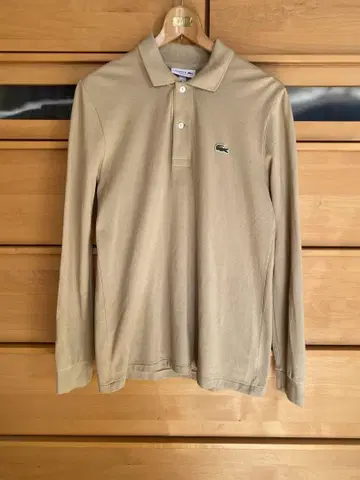 LACOSTE 긴팔 피케 셔츠 베이지 L1312DL FR2/US XS