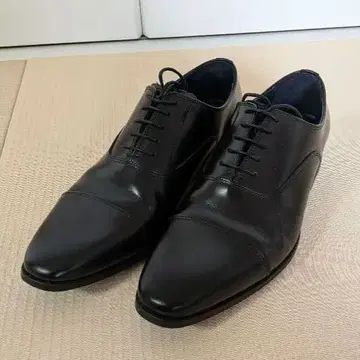 켄포드 KN72 스트레이트 팁 가죽 신발 블랙 26.0cm