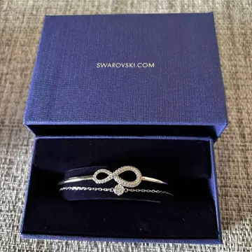 Swarovski 실버 무한대 팔찌