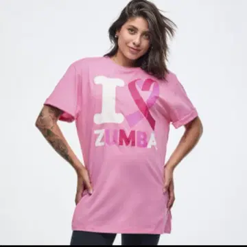 ZUMBA 미사용 새상품 핑크 T셔츠 ONE SIZE