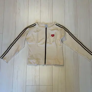 adidas 베이지 집업 저리 M 사이즈