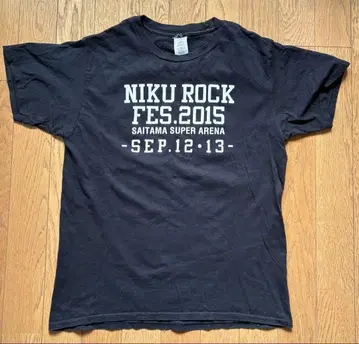 NIKU ROCK FES. 2015 T셔츠 ACIDMAN S 사이즈