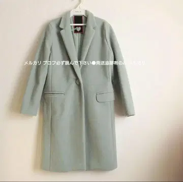 lilLilly 릴릴리 컬러 체스터필드 민트 코트