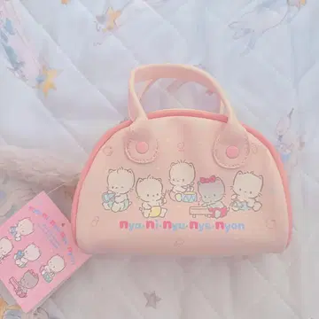 냐니뉴녜뇽 산리오 미니 보스턴 파우치