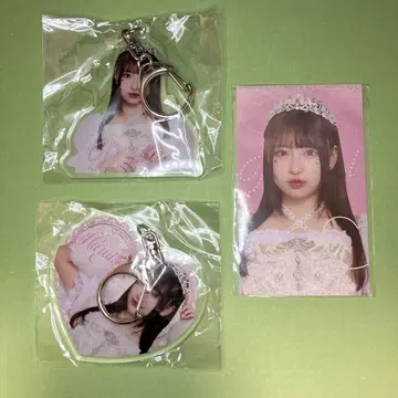 새상품 미개봉 큐티 스트릿 사쿠라바 하루카 생일 축하 아크릴 키링