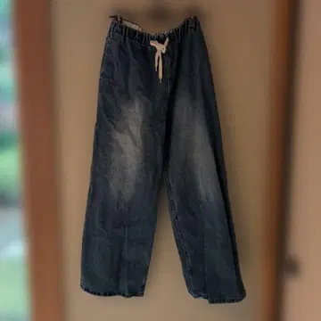FREAKS STORE 워시 가공 이지 데님 팬츠