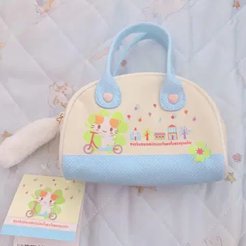 마쉬멜로우 같은 폭신폭신 냥코 미니 보스턴 파우치