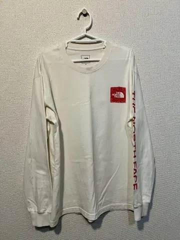 THE NORTH FACE 긴팔 티셔츠 XL 화이트
