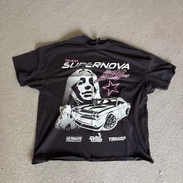 TEAM SUPERNOVA Racing T셔츠 블랙