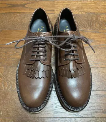 ILLEI 이레이 플레인토 더비 슈즈 다크 브라운 26cm