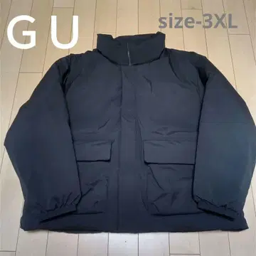 GU 히트 패디드 스탠드 블루종 블랙 3XL 사이즈