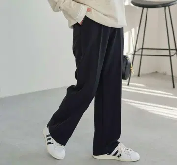 워셔블 스트레치 더블 크로스 팬츠