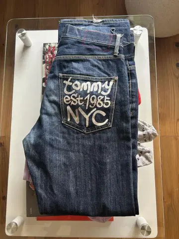 TOMMY NYC est 1985 다크 블루 청바지