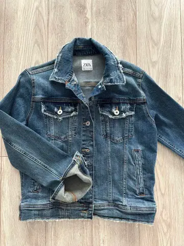 ZARA 데미지 데님 자켓 M 사이즈
