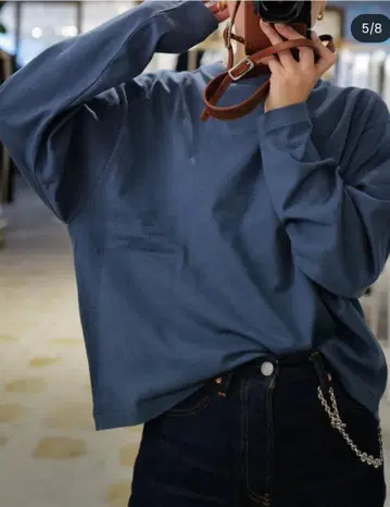 R.H 빈티지 그라데이션 컬러 롱 슬리브