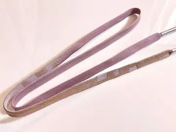 새상품급 순수 실크 허리띠 평조 넓은 폭 복숭아색 더스티 핑크