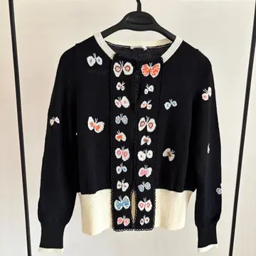 미나 페르호넨 hana hane 가디건 블랙 36 (쇼핑백 포함)