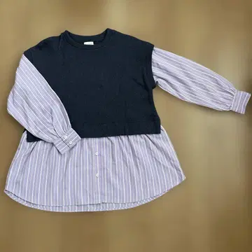 BEAMS DESIGN 레이어드 디자인 긴팔 셔츠 M 사이즈