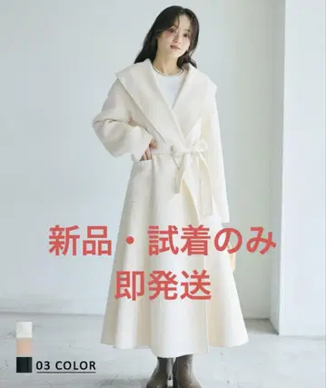 [ basement online ] A라인 페플럼 코트