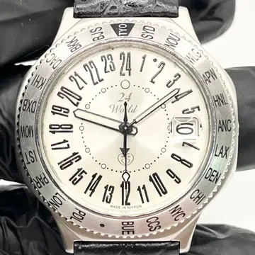 레어 정품 버클 세이코 인스트루먼트 이시하라 남성용 손목시계 Y2K