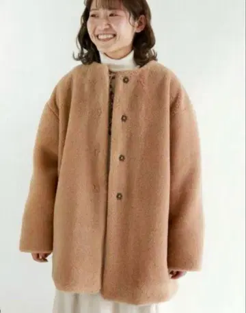 Samansa Mos2 보아 자켓 코트