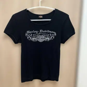 할리 데이비슨 블랙 반팔 티셔츠