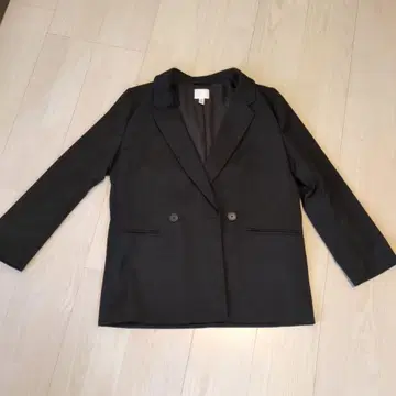 [ 당일 발송 ] H&M 블랙 노카라 자켓