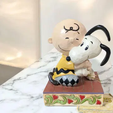 enesco 짐 쇼어 찰리 브라운 & 스누피 [ 지복의 마음 ]