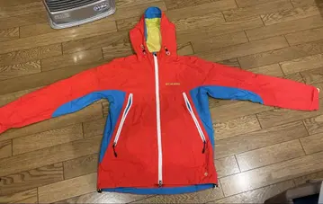 컬럼비아 마운틴 후드티 옴니쉴드 빨간색 새상품급