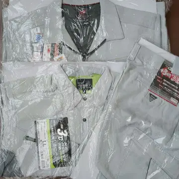 새상품 L L 작업옷 상하의 긴팔 셔츠 지벤 트리플 파이브