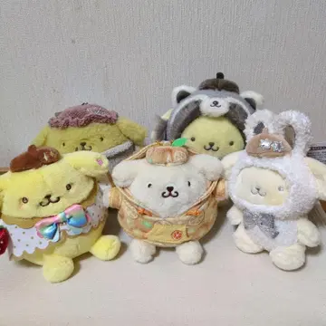 산리오 폼폼푸딩 봉제 인형 묶음 판매