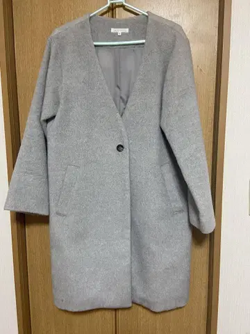 THE SHOP TK 그레이 롱 코트 L