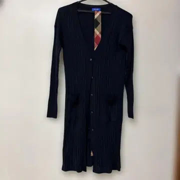 BLUE LABEL CRESTBRIDGE 롱 가디건 38 네이비