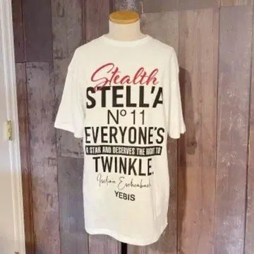 STEALTH STELLA STELLA ROSSA NO.11 티셔츠