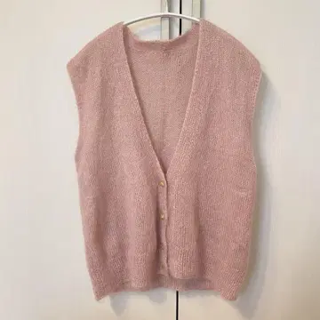 annievintage 니트 베스트 가디건
