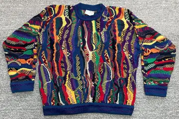 COOGI 쿠지 멀티 컬러 니트 스웨터