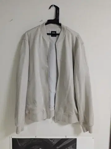 ZARA 스웨이드 블루종 그레이지 L 사이즈