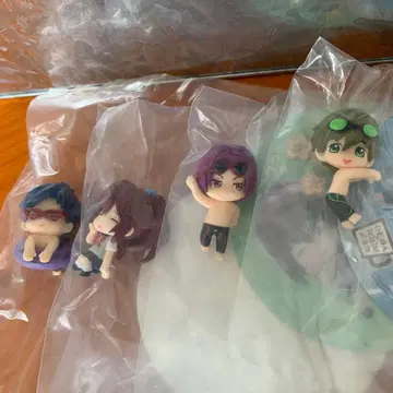 Free! 오챠토모 시리즈 피규어 마스코트 4개 세트 (낱개 판매 가능)