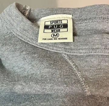미사용 새상품 SPORTS PUG WEAR 그레이 M