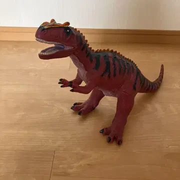 리얼한 빨간색 공룡 모형 약 30cm