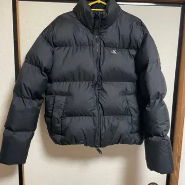 ck 블랙 다운 자켓