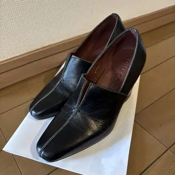 블랙 웨지힐 스틸레토
