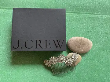 J.CREW 꽃 모티브 헤어콤