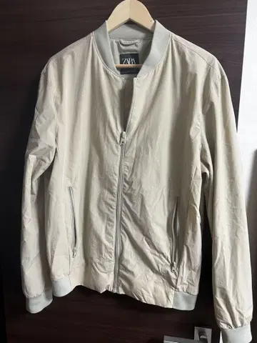 ZARA 베이지 블루종 L 사이즈