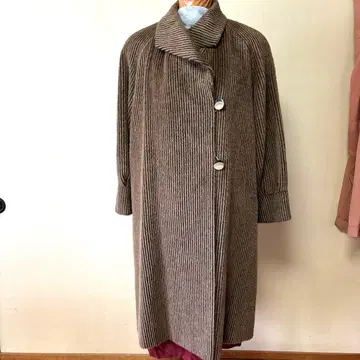 레나운 roga 알파카 롱 코트 브라운