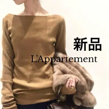 택 포함 라빠르망 보트넥 리브 울 손가락 장갑